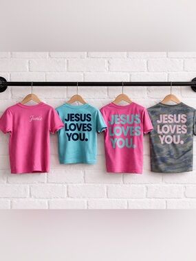 Personalized Kids Jesus Shirts